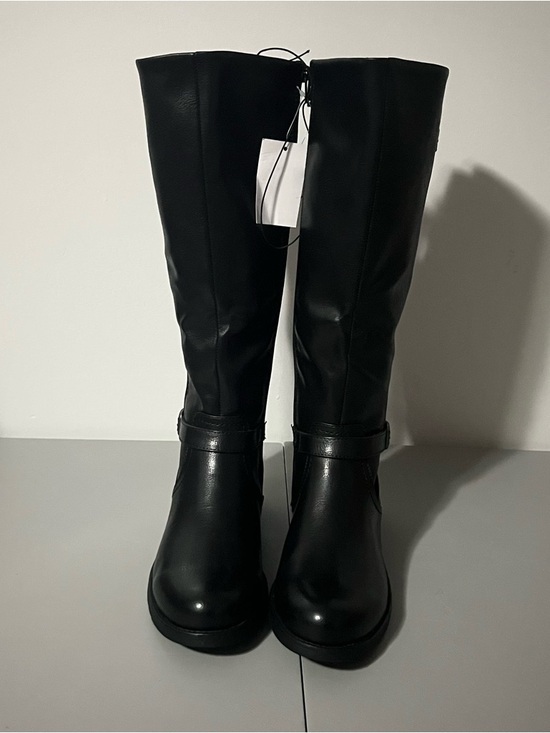 BareTraps Shoes - Baretraps Cassidy Faux Leather Women's Riding Boot Black Size 7.5 NWT